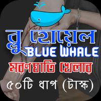 Poster ৫০টি লেভেল সম্পর্কে বর্ণনা (Blue Whale Game)