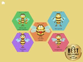 123 Kids Fun Bee Games Affiche