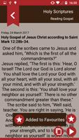 Gospel of the day - Holy Bible Ekran Görüntüsü 2