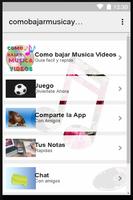 Cómo Bajar Música y Videos पोस्टर