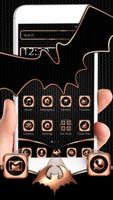Rose Gold Black Bat Theme poster
