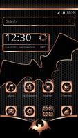 Rose Gold Black Bat Theme screenshot 2