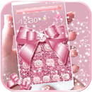 Rosa ouro diamante fita Tema APK