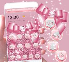 Rose Gold Diamant Krawatte Plakat