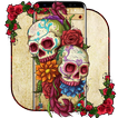 Rose Flower Smoke Skull Theme