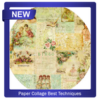 Paper Collage Best Techniques-icoon