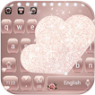 Rose or Diamond amour Theme pour clavier Rose Gold