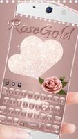 Rose Gold Diamond Love Theme for Keyboard স্ক্রিনশট 2