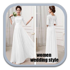 Women Wedding Dress Styles أيقونة