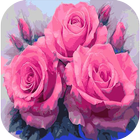خلفيات ورود متحركة 🌹 زهور ملونه متحركه خلفيات biểu tượng