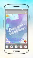 Kalligraphie Name Kunst Plakat