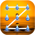 Pattern Lock Screen Water Drop Zeichen
