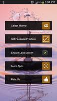 Pattern Lock Screen Water Drop Plakat