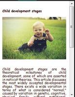 Child Development Stages capture d'écran 1