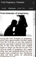 First Pregnancy trimester Ekran Görüntüsü 1