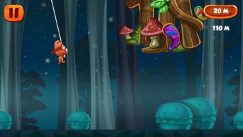 Flying with Rope Bear Game screenshot 3