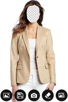 Woman Blazer Designs Photo Montage plakat