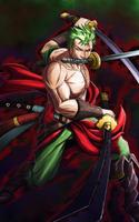 Roronoa Zoro Art Wallpaper captura de pantalla 1