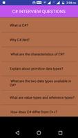 C# Interview Questions captura de pantalla 1