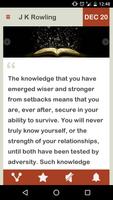 J K Rowling Daily تصوير الشاشة 1