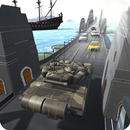 Démolition Derby Tanks VS Car Traffic Shooter War APK