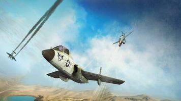 F16 VS F22 Jet Fighter War: Aircraft Shooting Game Screenshot 1