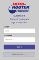 Roto-Rooter's Service Request App تصوير الشاشة 1