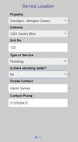 Roto-Rooter's Service Request App screenshot 2