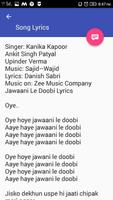 Lyrics For Kya Kool Hai Hum 3 capture d'écran 1