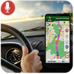 Sprach-GPS-Navigation und Karten-Tracker