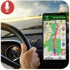 Navegação por voz GPS e rastreador de mapas ícone