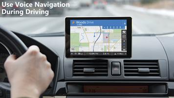 برنامه‌نما Voice GPS Navigation 2018 عکس از صفحه