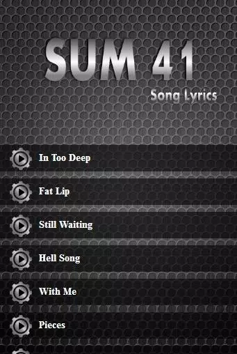 Android İndirme için Sum 41 Top Lyrics APK