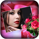 Roses Photo Frames Animated آئیکن