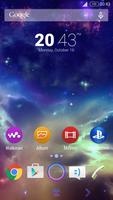 Bluink Xperia Theme captura de pantalla 1