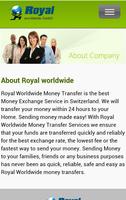 Royal world wide اسکرین شاٹ 1