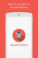 Animals Stickers Plakat