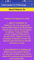 Latest Guides For Pokemon GO capture d'écran 1