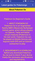 Latest Guides For Pokemon GO 스크린샷 1