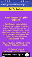 برنامه‌نما Latest Guides For Pokemon GO عکس از صفحه