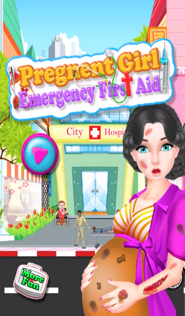 Jogo da Barbie boneca: Emergência médica da Barbie, salve ela, grávida  sofreu um acidente 