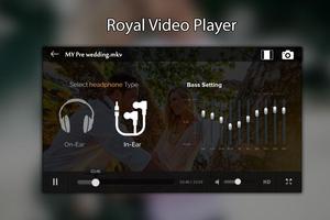 Royal Video Player capture d'écran 1