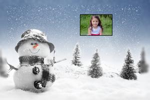 Snowfall Photo Frames capture d'écran 1