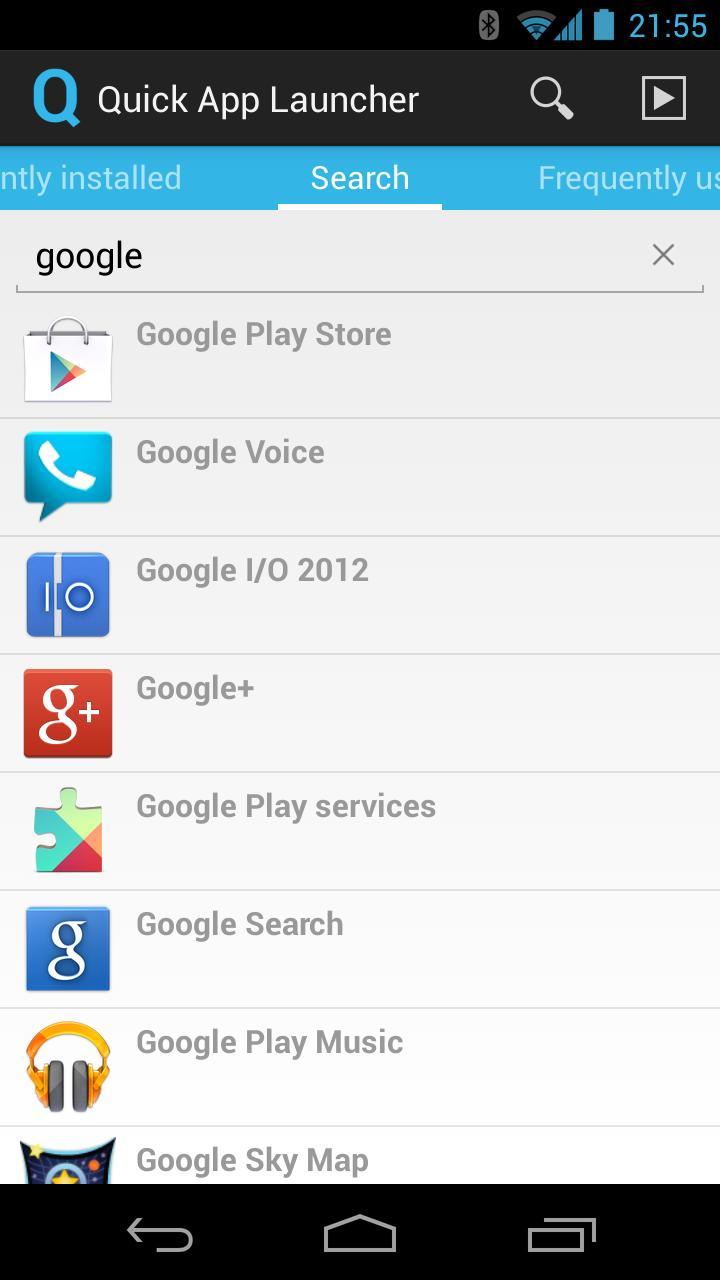 Quick apps service что за приложение. Android 4.0 Launcher.