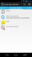 Quick App Launcher スクリーンショット 1