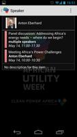 African Utility Week Ekran Görüntüsü 2