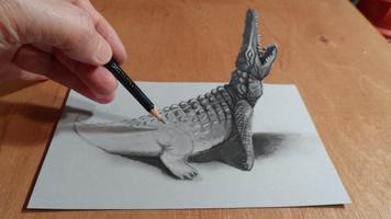 How To Draw Animals 3D New پوسٹر