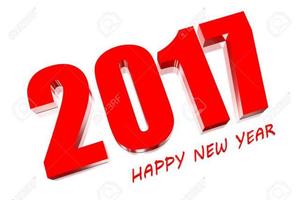 Happy New Year 2017 plakat