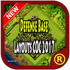 Defense Base Layouts COC 2017 ikona