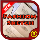 Fashion Flat Sketch New 2017 icon